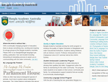 Tablet Screenshot of banglaacademy.com